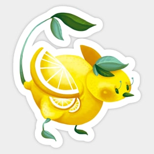 Lemon Bird Sticker